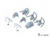 E.T. Model P35-260 Lights Set with Guards for U.S.Army M4 Sherman 1/35